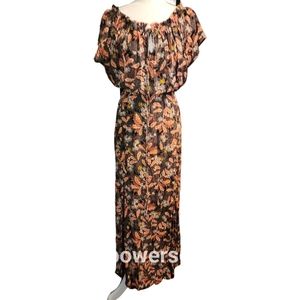 H&M Off the Shoulder Floral Maxi Dress
